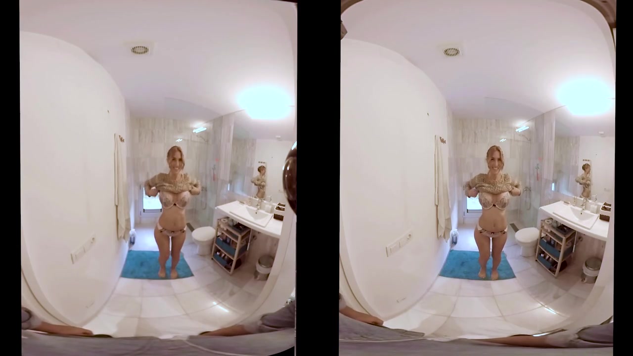 Busty housewife and mother suck and fuck huge cock