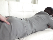 [LULU-234] 黒パンストデカ尻叔母さんの無自覚挑発に我慢できずデカチン甥っ子即ハメ元気ピストンでイカセまくって何度も中出しした。 森沢かな - 1of5