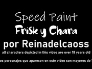 Speed Paint - Frisk y Chara Bikini