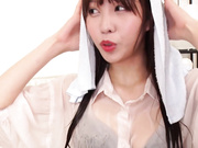 [破解] NACR-478 突然の豪雨でズブ濡れ… 帰れなくなった憧れのお姉さん 朝日奈かれん - 1of5