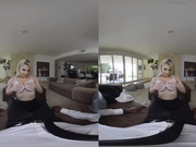 Housewife Christie Taking Vacuum Seller's BBC