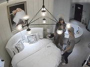 对白清晰豪华套房不知道是啥关系的一对男女激情