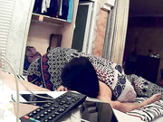 公司性感漂亮的美女白领趁男友出差下班约男同事家中偷情,太能操了都干哭了求饶啊啊啊,不要了!