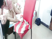 身材不错的性感网袜美女主播和高大尚小鲜肉直播啪啪呻吟销魂